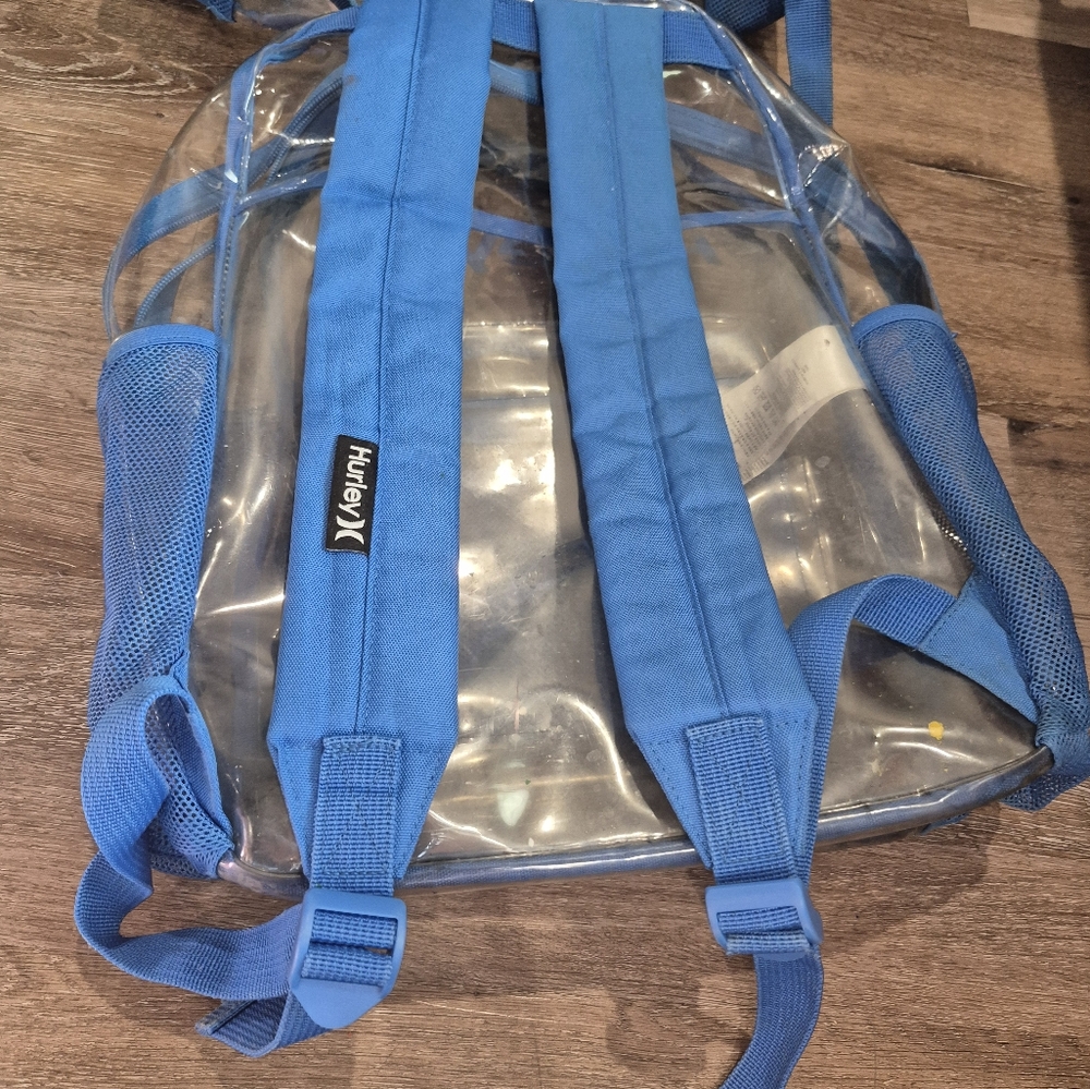 Hurley Transparent Blue Backpack - image 5